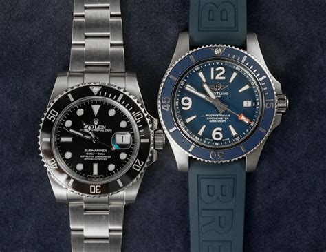 breitling superocean ii 42 vs rolex submariner|Breitling Superocean Review: How Does It Measure .